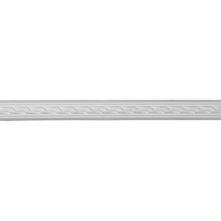 Ekena Millwork Panel Moulding, High Density Urethane, 94-1/2 in L, 2 in H PML02X00VA